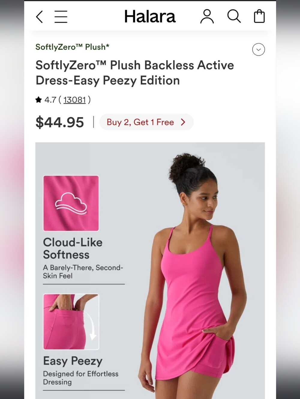 Halara Active Dress
